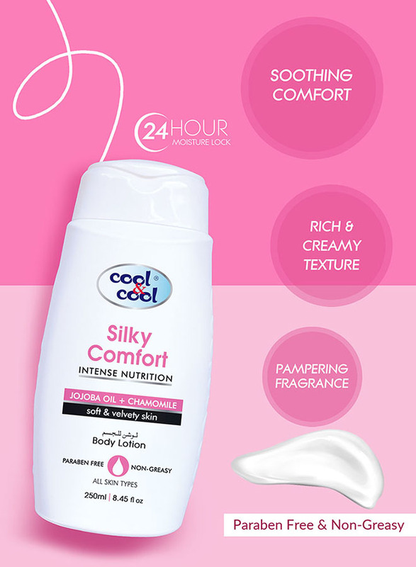 Cool & Cool Silky Comfort Body Lotion, 250ml
