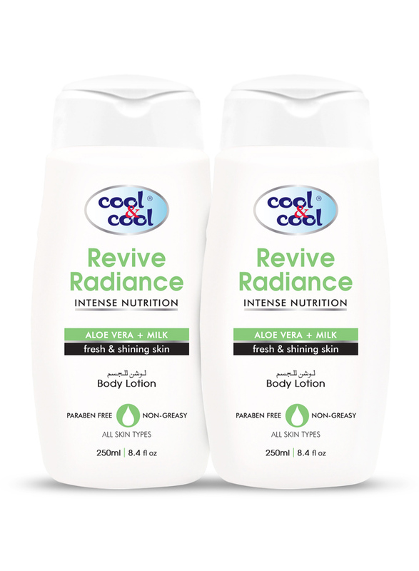 Cool & Cool Revive Radiance Body Lotion Set, 250ml, 2-Pieces