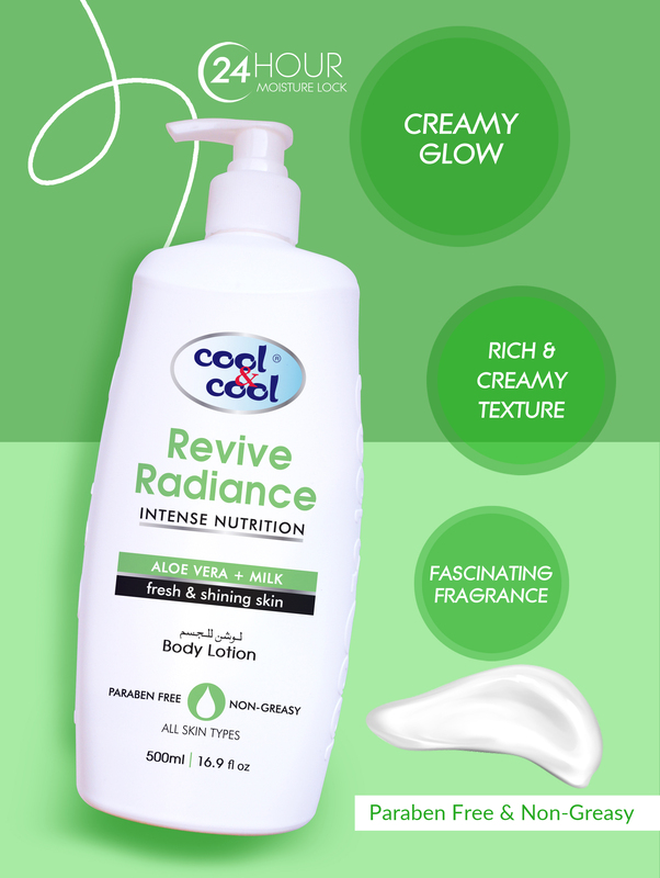 Cool & Cool Revive Radiance Body Lotion Set, 500ml, 6-Pieces