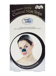 Cool & Cool Charcoal Nose Strips, 6 Strips