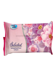 Cool & Cool Selected Perfumed Facial Tissues, Soft Pack, 5 Packs x 24 Sheets
