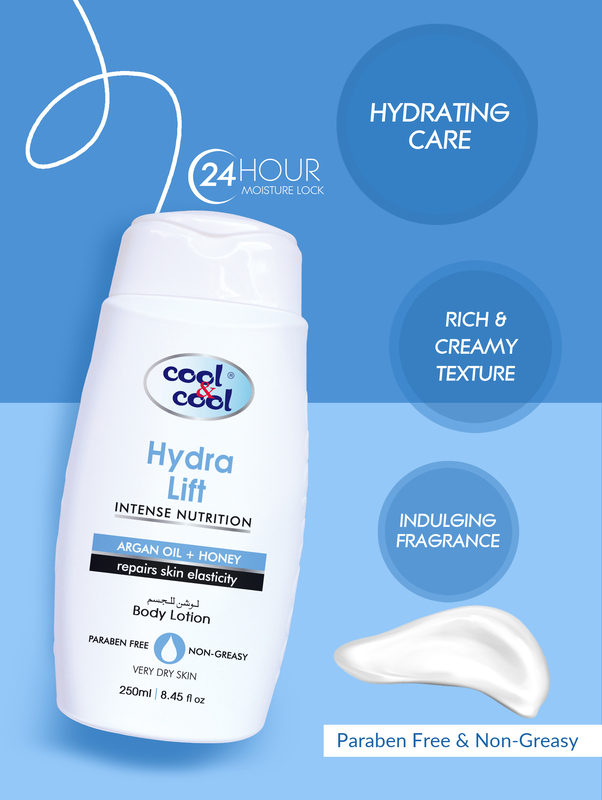 Cool & Cool Hydra Lift Body Lotion Set, 250ml, 4-Pieces