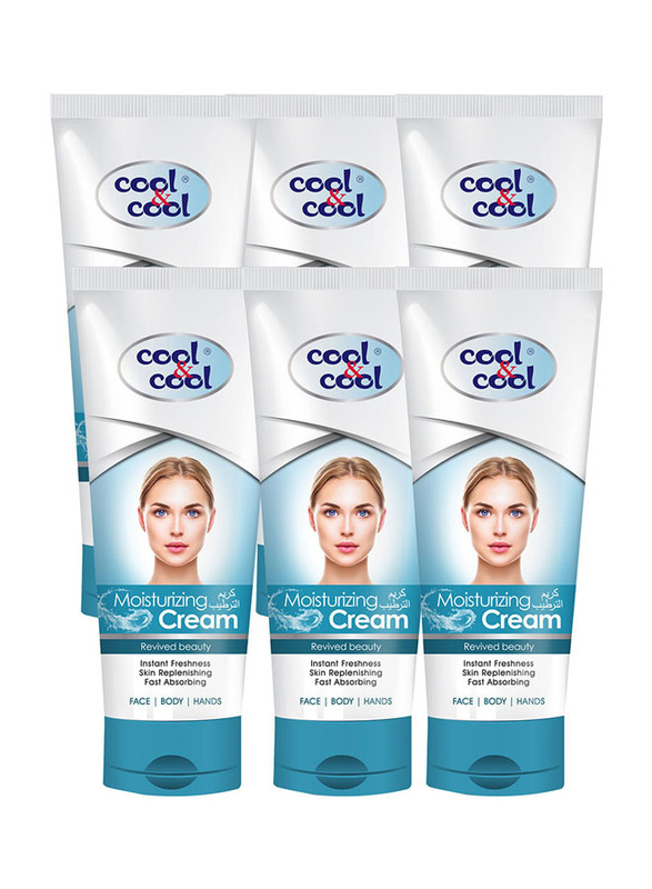 Cool & Cool Moisturizing Cream, 100ml, 6 Pieces