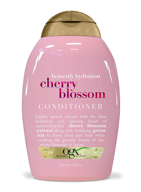 Ogx Cherry Blossom Heavenly Hydration Conditioner for All Hair Types, 385ml