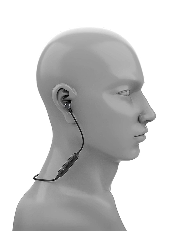 My Candy BHS-110 Wireless Sports In-Ear Headphones with Mic, Black