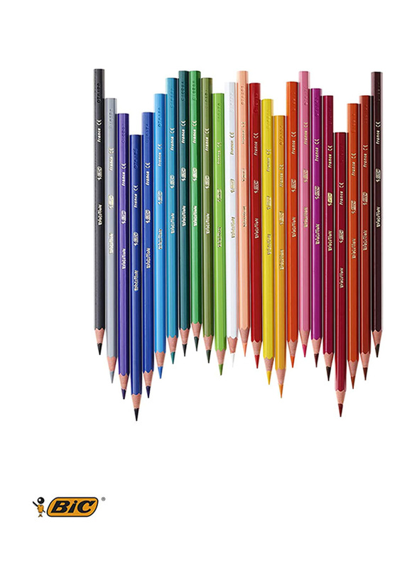 Bic 18-Piece Kid's Evolution Coloring Pencils Set, Multicolor
