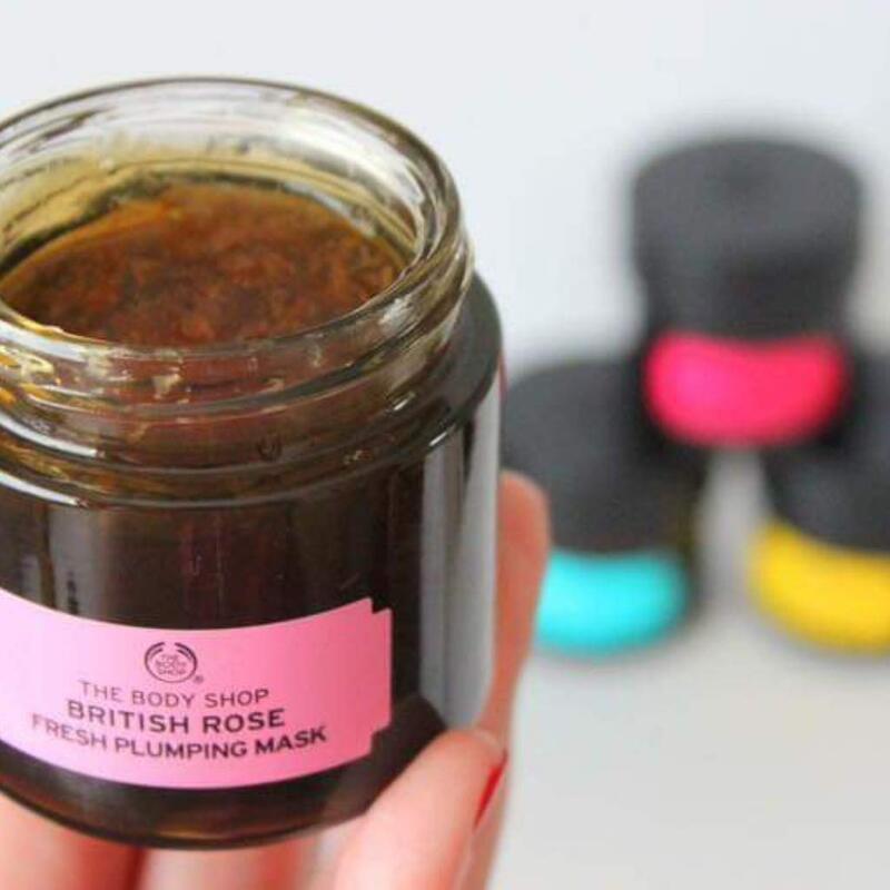 The Body Shop British Rose Fresh Plumping Mask, 75ml