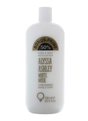 Alyssa Ashley Bonus-Prime White Musk Hand & Body Moisturizer, 750ml