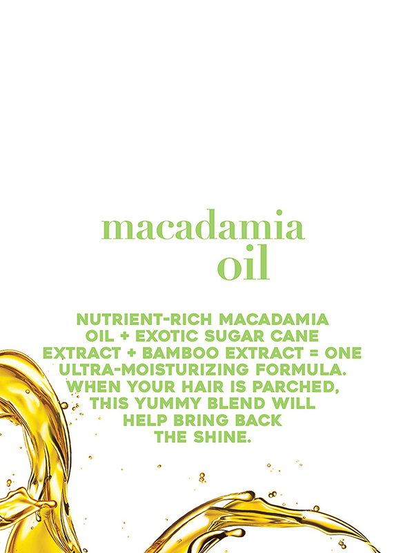 Ogx Hydrating Macadamia Oil Shampoo for All Hair Types, 13oz