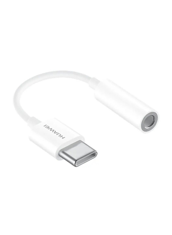 

Huawei 3.5mm Headphone Jack Audio Cable Converter, USB Type-C to 3.5 mm Jack for Smartphones, White