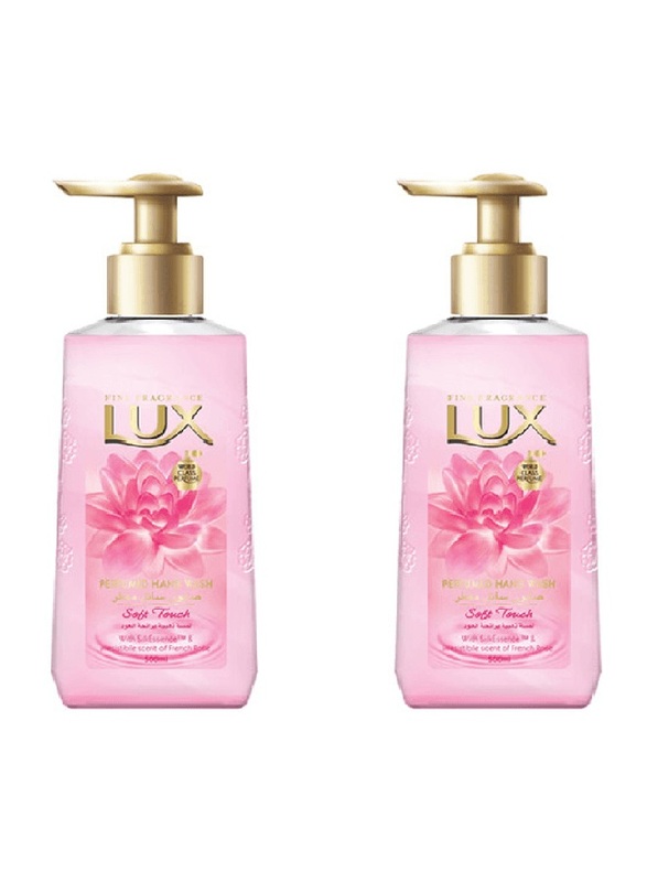 Lux Soft Touch Perfumed Hand Wash, 500ml, 2 Pieces