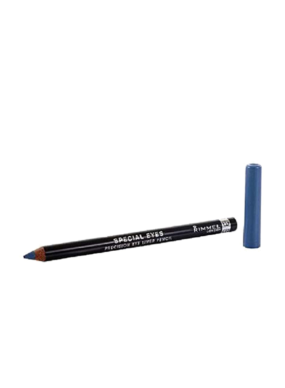 Rimmel London Special Eyes Eyeliner Pencil, 121 Azure Shimmer, Blue