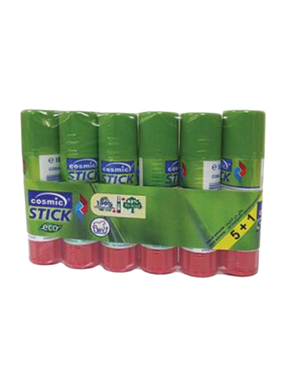 Cosmic Eco Glue Stick, 5 Pieces, 15gm, Green