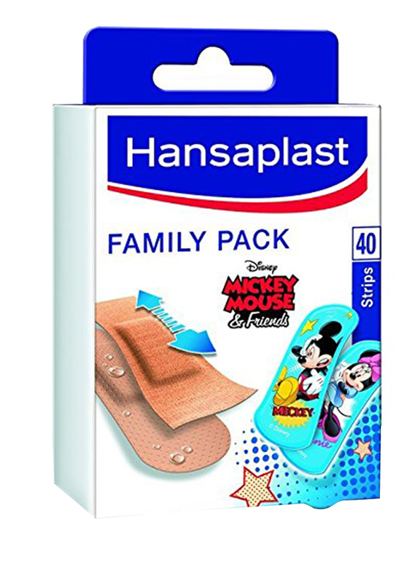 Hansaplast Family Pack Plasters, 40 Strips