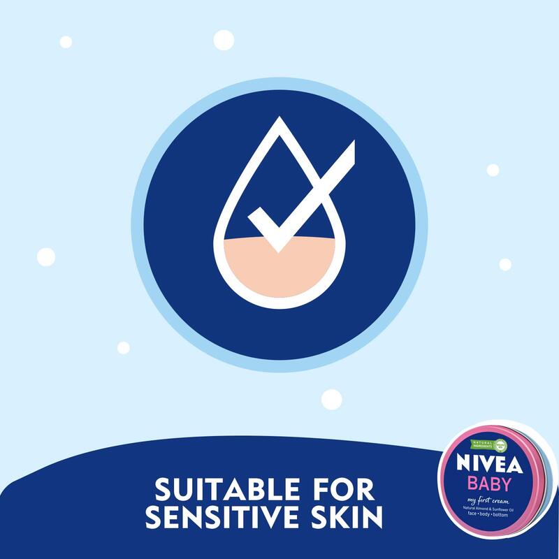 Nivea Baby 150ml Natural Almond & Sunflower Oil My First Cream for Kids