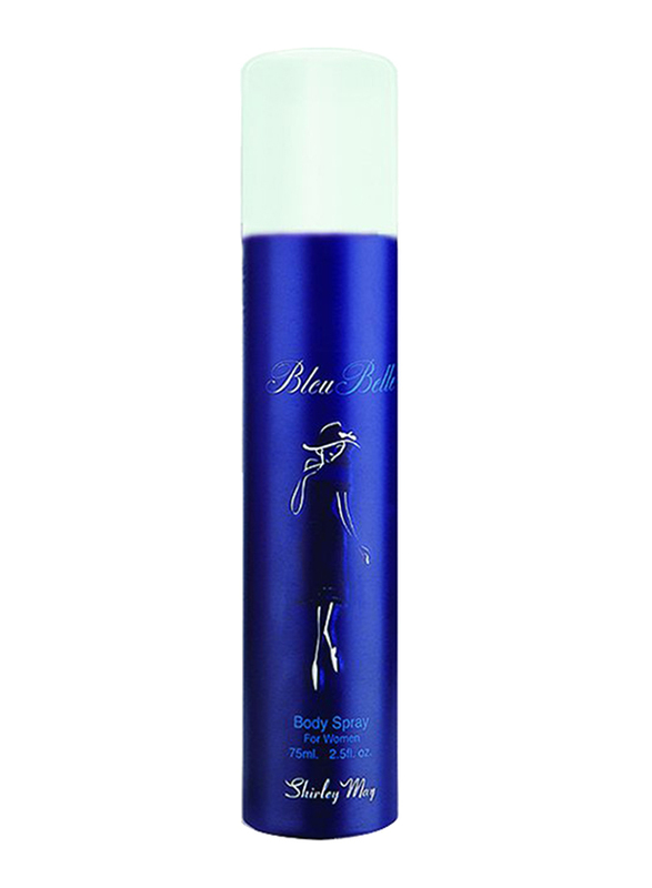 Shirley May Bleu Belle Deodorant Spray for Women, 75ml