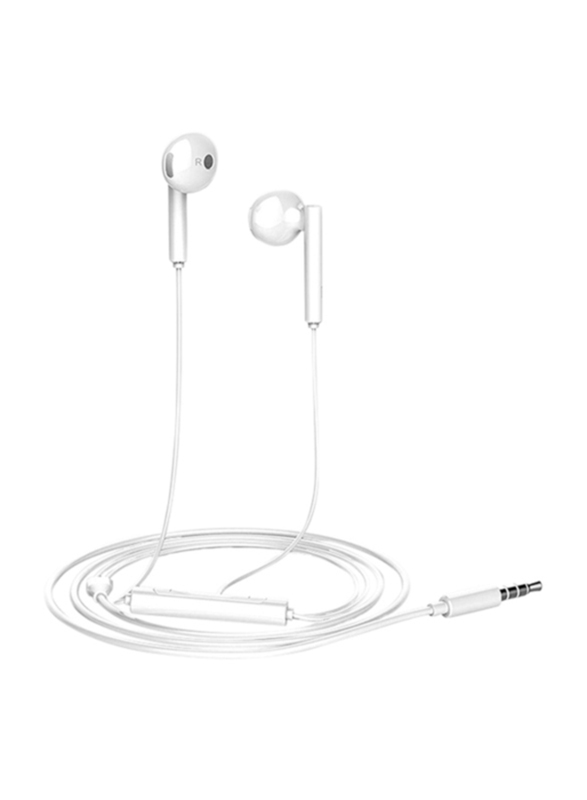 Huawei AM115 3.5mm Jack In-Ear Headphones with Mic, White