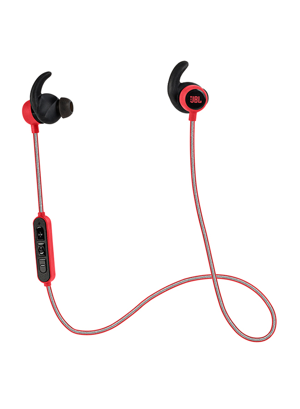 JBL Reflect Mini Lightest Wireless Neckband Sport Headphone with Mic, Red