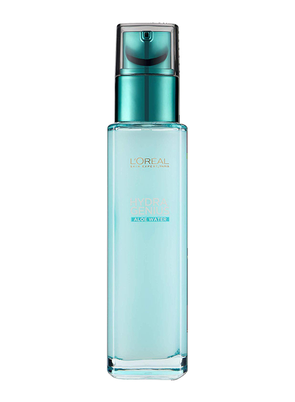 L'Oreal Paris Hydra Genius Hyaluronic Acid + Aloe Liquid Moisturiser for Normal to Combination Skin, 70ml