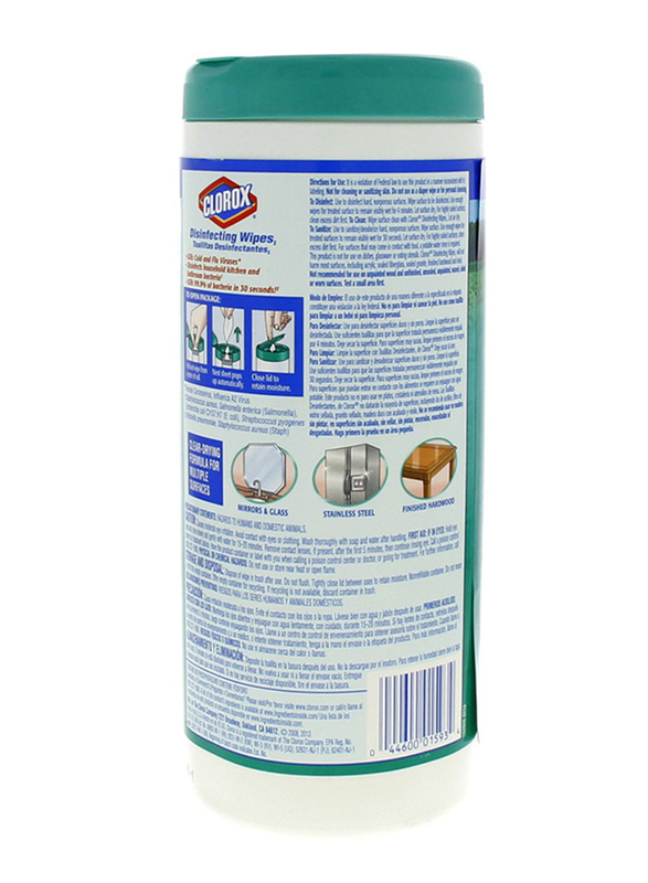 Clorox Disinfecting Fresh Scent Cleaning Wipes, Bleach Free, 35 Wipes