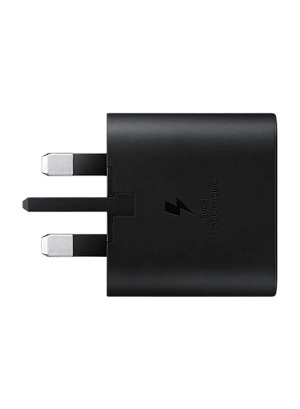 

Samsung Travel Adapter Wall Charger with Type-C Cable, 25W, Black