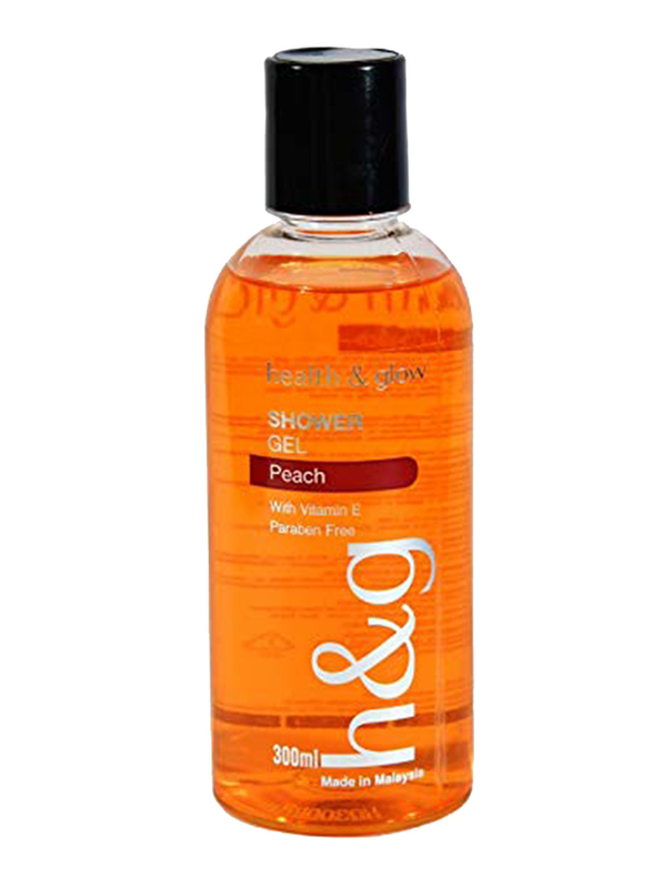 Health & Glow Shower Gel Peach, 300ml