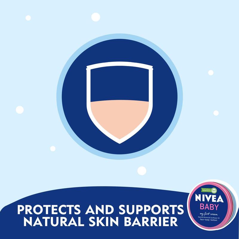 Nivea Baby 150ml Natural Almond & Sunflower Oil My First Cream for Kids