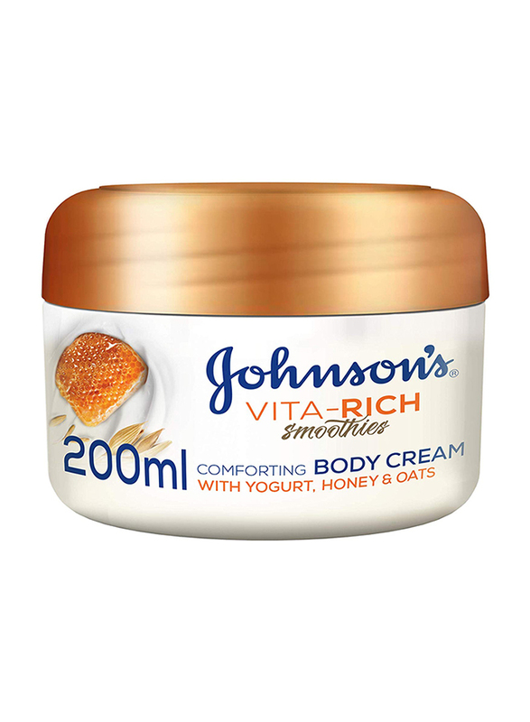 Johnson's Vita-Rich Smoothies Comforting Body Cream, 200ml