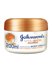 Johnson's Vita-Rich Smoothies Comforting Body Cream, 200ml