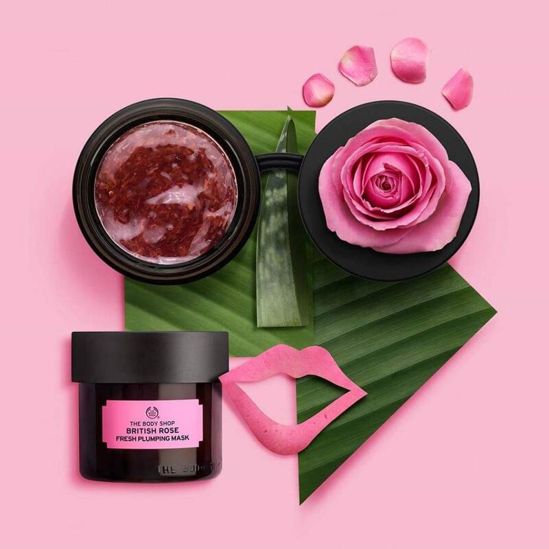 The Body Shop British Rose Fresh Plumping Mask, 75ml