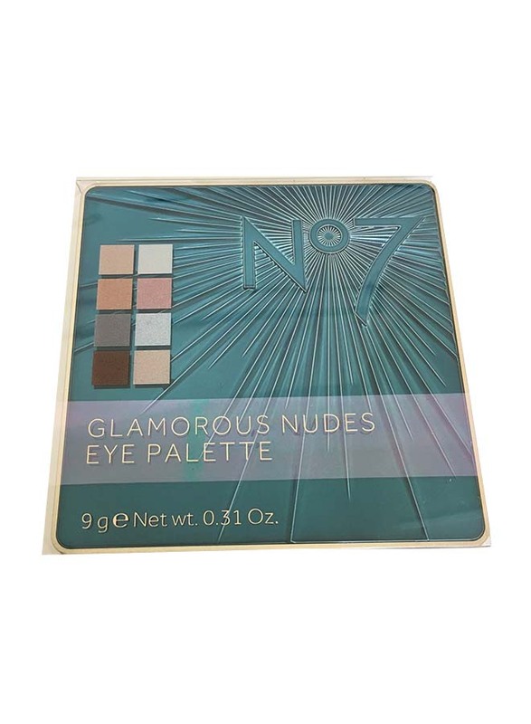 No7 Glamorous Nudes Eye Palette, 9gm, Multicolour