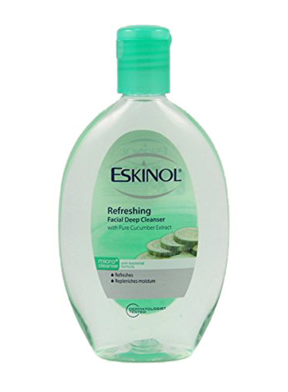 Eskinol Naturals Cucumber Bottle Facial Cleanser, 255ml