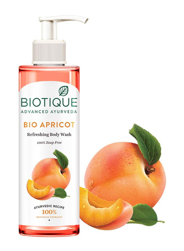 Biotique Advanced Ayurveda Bio Apricot Refreshing Body Wash, 200ml
