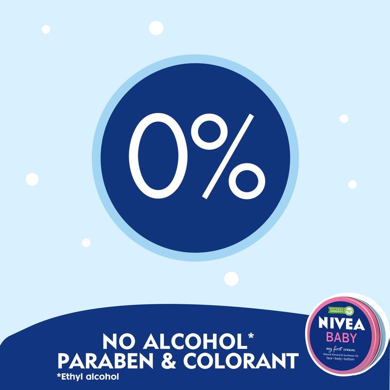Nivea Baby 150ml Natural Almond & Sunflower Oil My First Cream for Kids