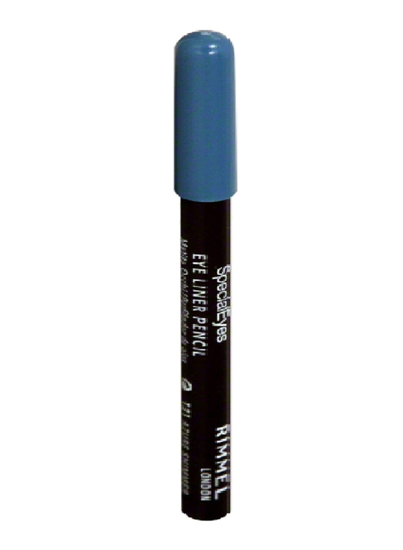 Rimmel London Special Eyes Eyeliner Pencil, 121 Azure Shimmer, Blue