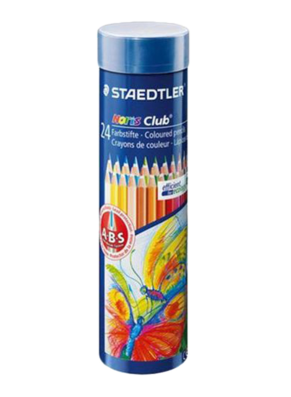 Staedtler 24-Piece ST-144 NMD24 Noris Club Pencils Set, Multicolor