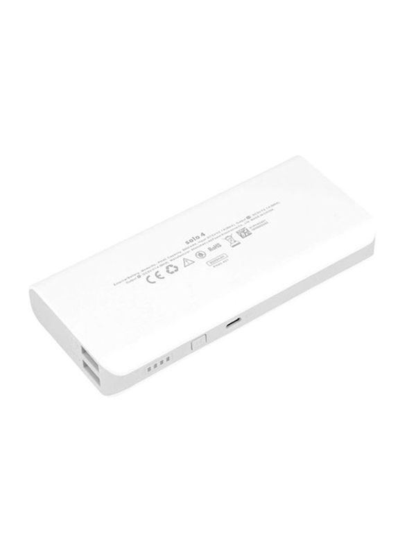 Romoss 8000mAh Solo 4 Fast Charging Power Bank with Micro-USB Input, White