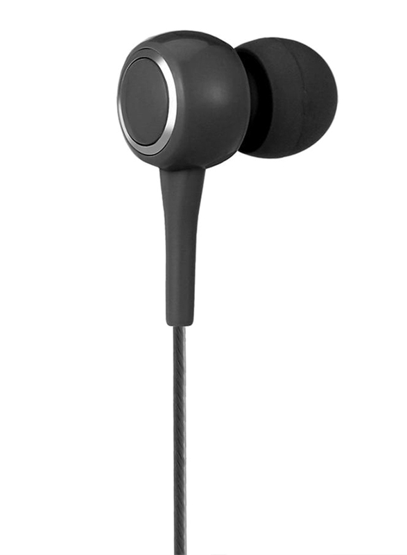 Kin Kyn K-28 3.5mm Jack In-Ear Headphones with Mic, Black
