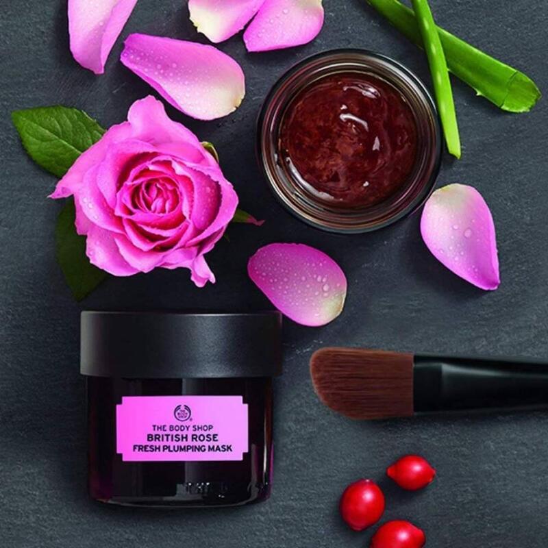 The Body Shop British Rose Fresh Plumping Mask, 75ml