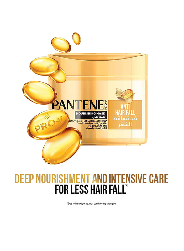 Pantene Pro-V Anti hair Fall Nourishing Mask for Fine and Weak Hair, 300ml