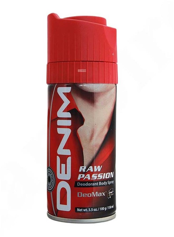 Denim Raw Passion Deodorant Body Spray for Men, 150ml