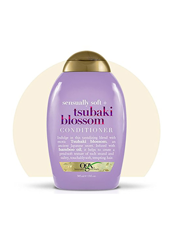 Organix Sensually Soft Plus Tsubaki Blossom Conditioner for All Hair Types, 385ml