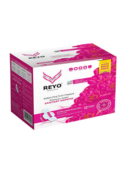 Reyo Heavy Flow 330mm Sanitary Napkins, Extra Large Plus, 12 Pads