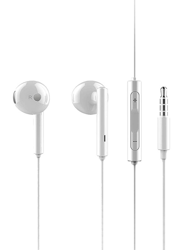 Huawei AM115 3.5mm Jack In-Ear Headphones with Mic, White