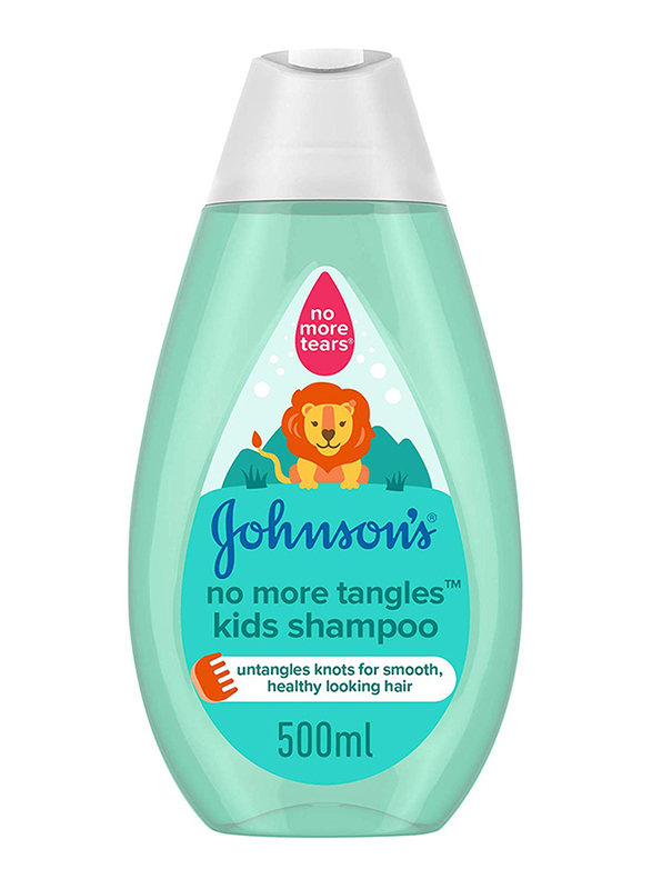 Johnson's Baby 500ml No More Tangles Kids Shampoo for Smooth and Healthy Looking Hair