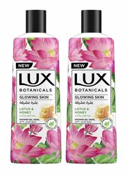 Lux Botanicals Lotus & Honey Glowing Skin Shower Gel, 250ml, 2 Pieces