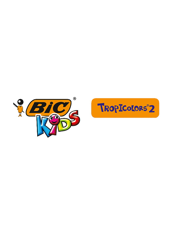 Bic 12-Piece Kid's Tricolors Coloring Pencils Set, Multicolor