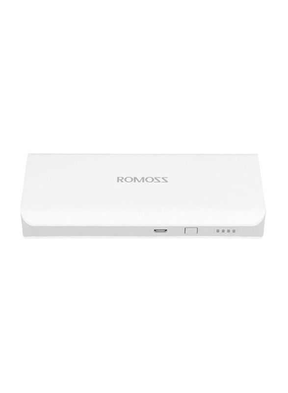 

Romoss 8000mAh Solo 4 Fast Charging Power Bank with Micro-USB Input, White