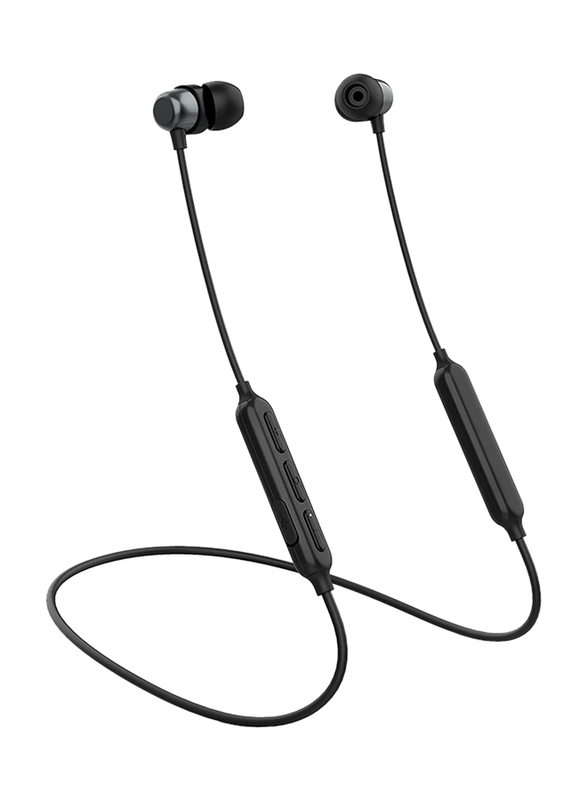 My Candy BHS-110 Wireless Sports In-Ear Headphones with Mic, Black