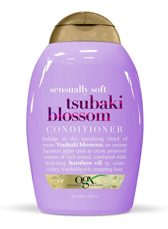 Organix Sensually Soft Plus Tsubaki Blossom Conditioner for All Hair Types, 385ml